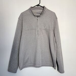 IZOD Golf Hydrashield Men's Gray Quarter-Zip Sweater
